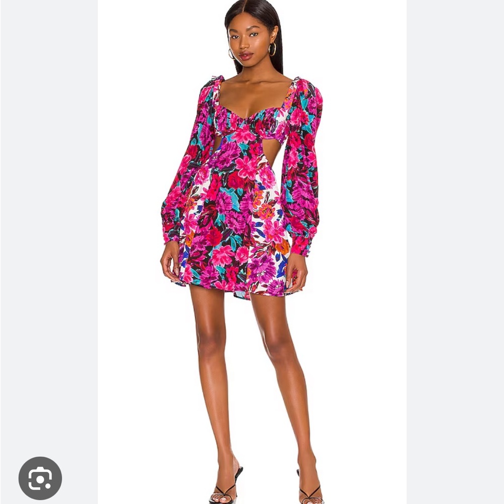 For Love & Lemons Scarlet Mini Dress XS